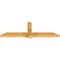 Ekena Millwork Eugene Rough Sawn Timber Gable Bracket, Western Red Cedar, 84"W x 28"H x 4"D x 6"F, 8/12 Pitch GBW084X28X0406EUG00RWR - alternate 3